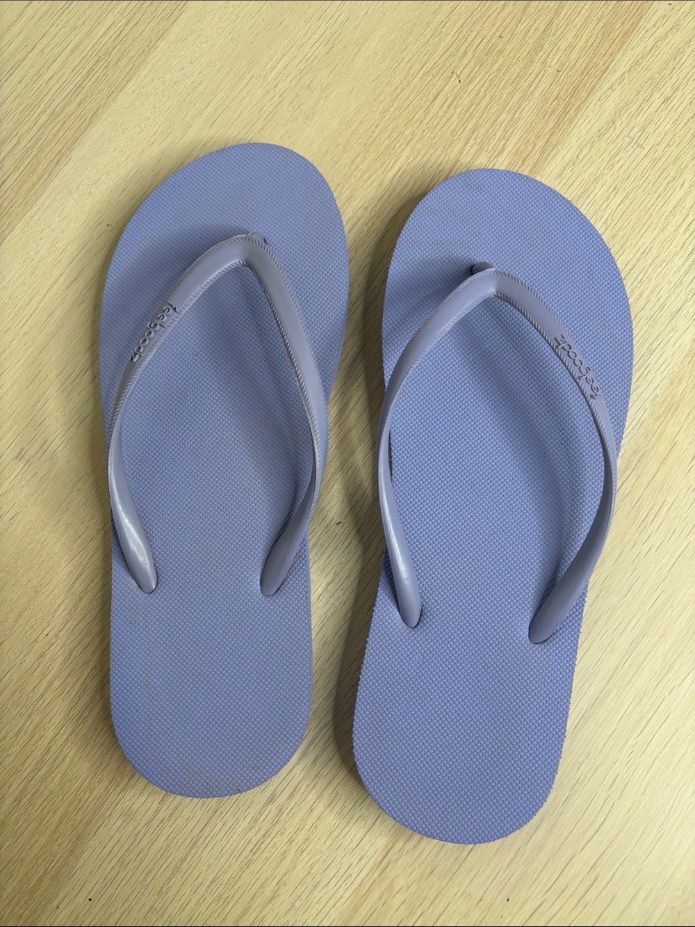 Feelgoodz Lavender Flip Flop Sandals Women's Size 9 Casual Thong Slides